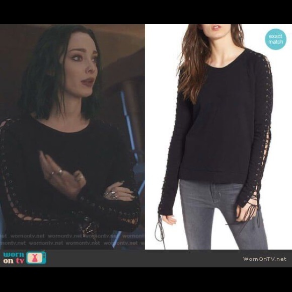 Pam and Gela Laced Sweatshirt. SZ Medium - Picture 6 of 13